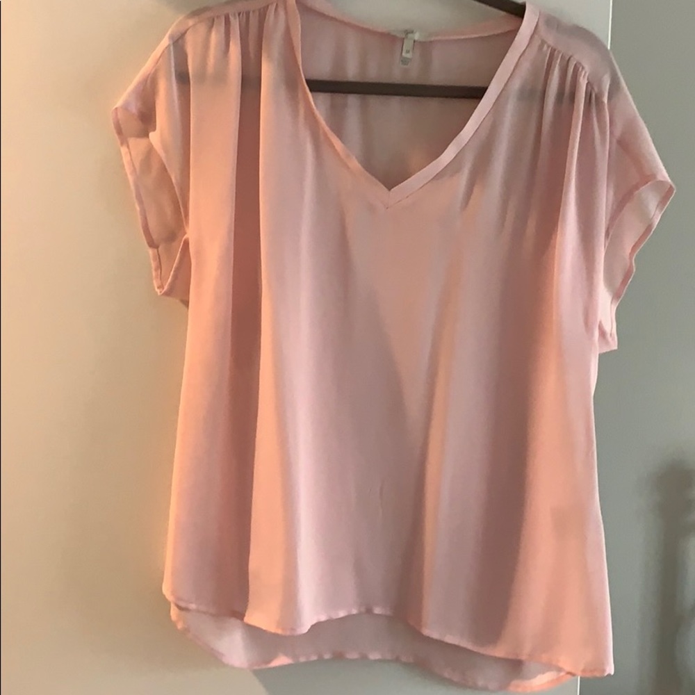 Joie Pink Silk Shirt